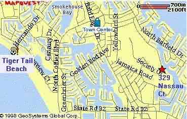 329 Nassau Ct.  Neighborhood map Marco Island Vacation Rental Home